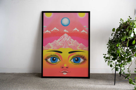 Surreal Japanese Poster Asian Style Poster | Wall Art for Home & Office | High-Quality Print - High-Quality Visual Display