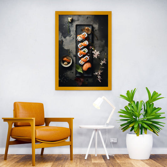 Sushi Elegance Asian Style Poster | Wall Art for Home & Office | High-Quality Print - High-Quality Visual Display