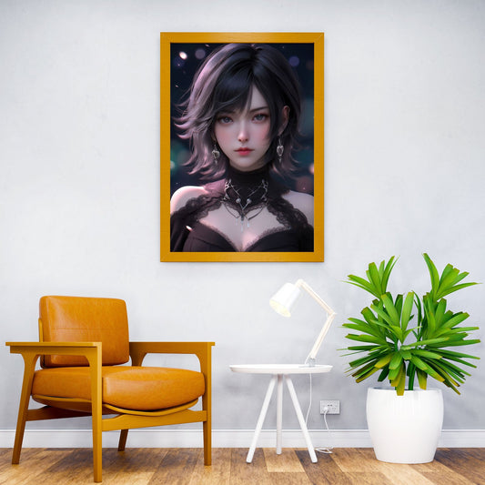 Sweet Japanese Angel Asian Style Poster | Wall Art for Home & Office | High-Quality Print - High-Quality Visual Display