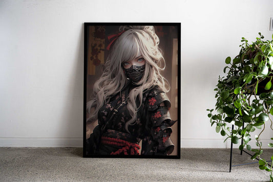 Sweet Samurai Assassin Asian Style Poster | Wall Art for Home & Office | High-Quality Print - High-Quality Visual Display