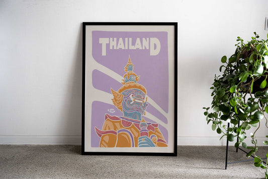 THAILAND BANGKOK ASIA Asian Style Poster | Wall Art for Home & Office | High-Quality Print - High-Quality Visual Display