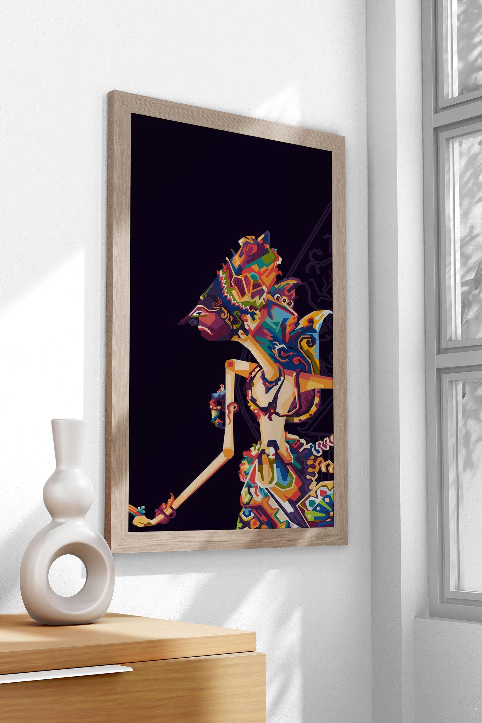 THE PUPPET POP ART Asian Style Poster | Wall Art for Home & Office | High-Quality Print - High-Quality Visual Display