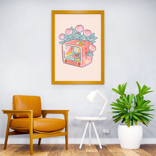 TV Asian Style Poster | Wall Art for Home & Office | High-Quality Print - High-Quality Visual Display