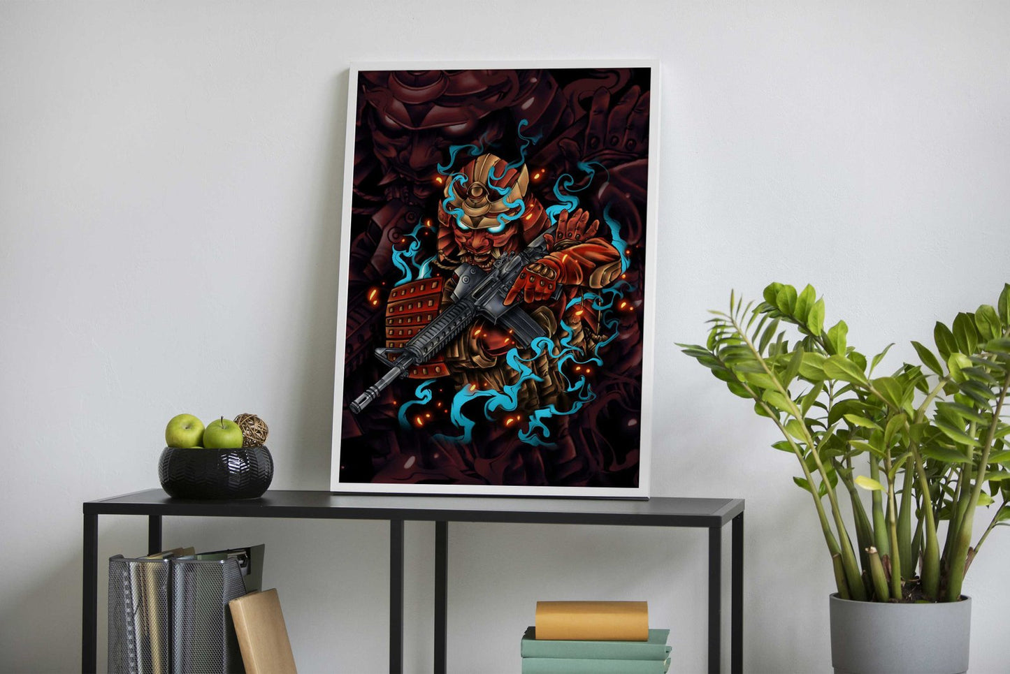 Tactical Samurai Asian Style Poster | Wall Art for Home & Office | High-Quality Print - High-Quality Visual Display