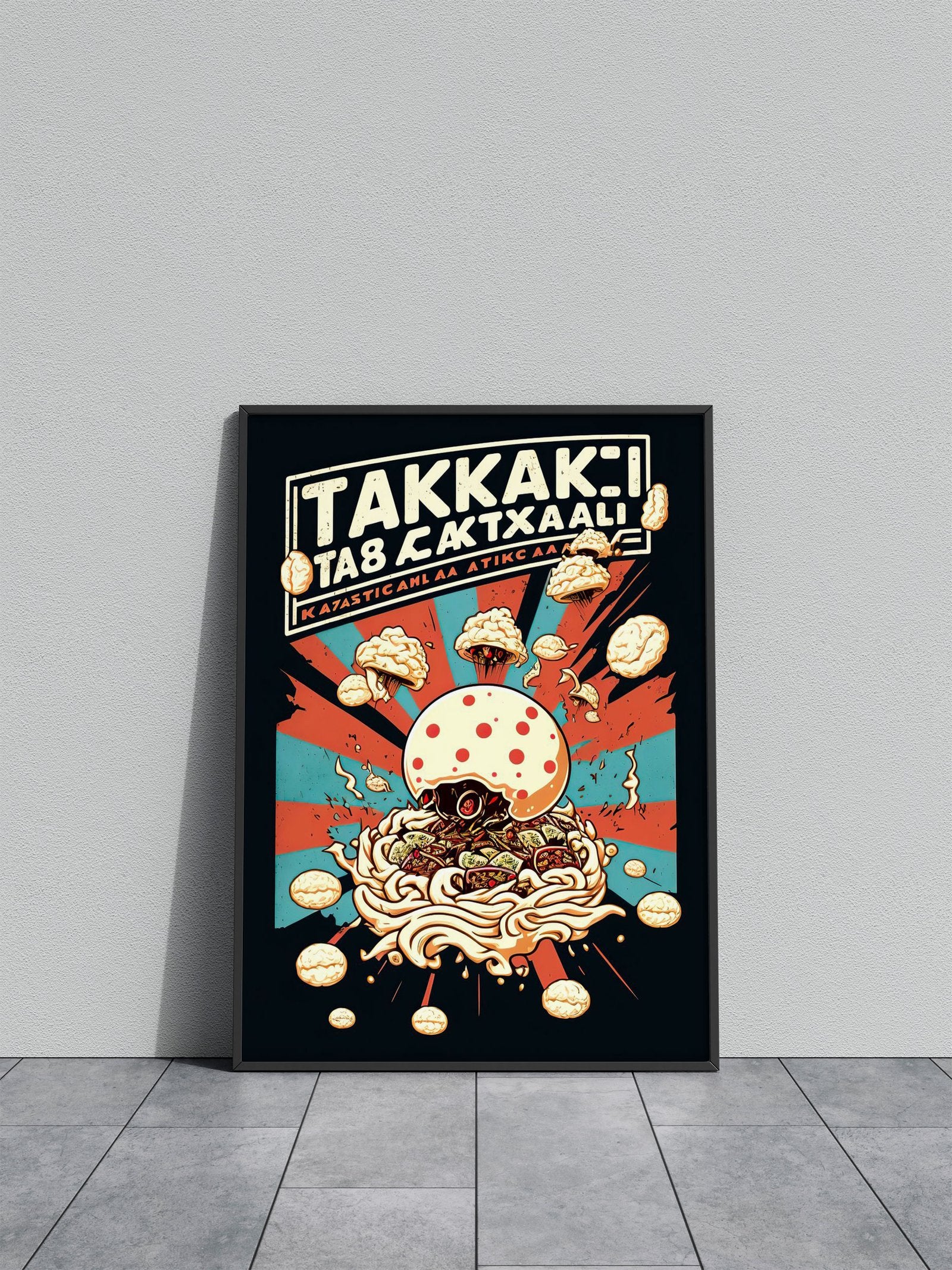 Takoyaki Attack Asian Style Poster | Wall Art for Home & Office | High-Quality Print - High-Quality Visual Display