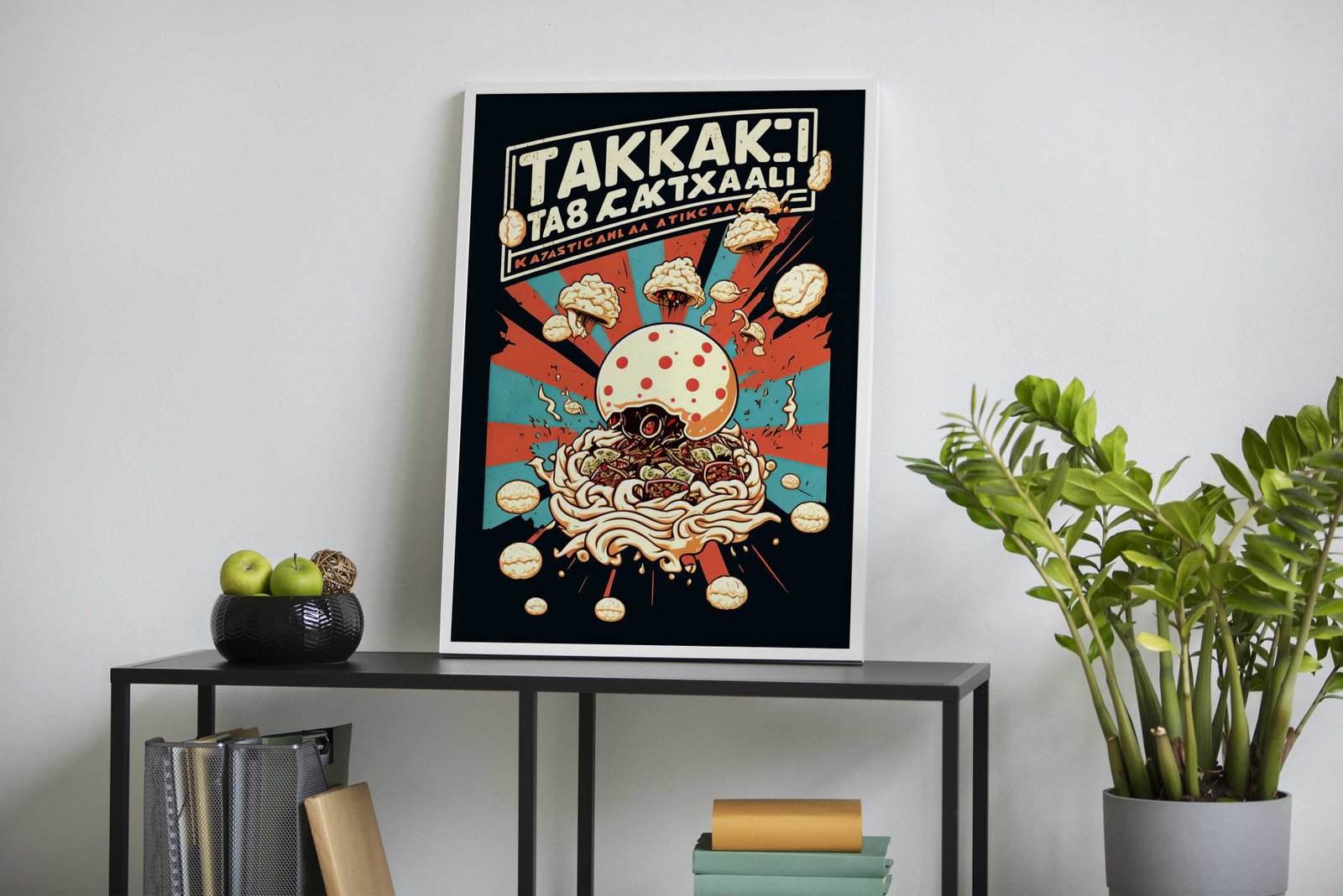 Takoyaki Attack Asian Style Poster | Wall Art for Home & Office | High-Quality Print - High-Quality Visual Display