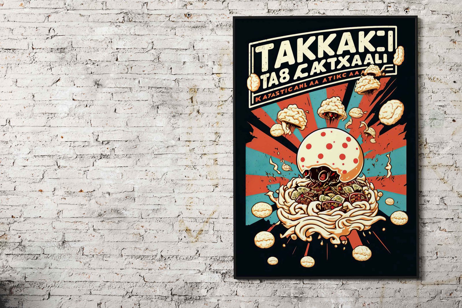 Takoyaki Attack Asian Style Poster | Wall Art for Home & Office | High-Quality Print - High-Quality Visual Display