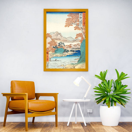 Tatsuta Mountain Asian Style Poster | Wall Art for Home & Office | High-Quality Print - High-Quality Visual Display