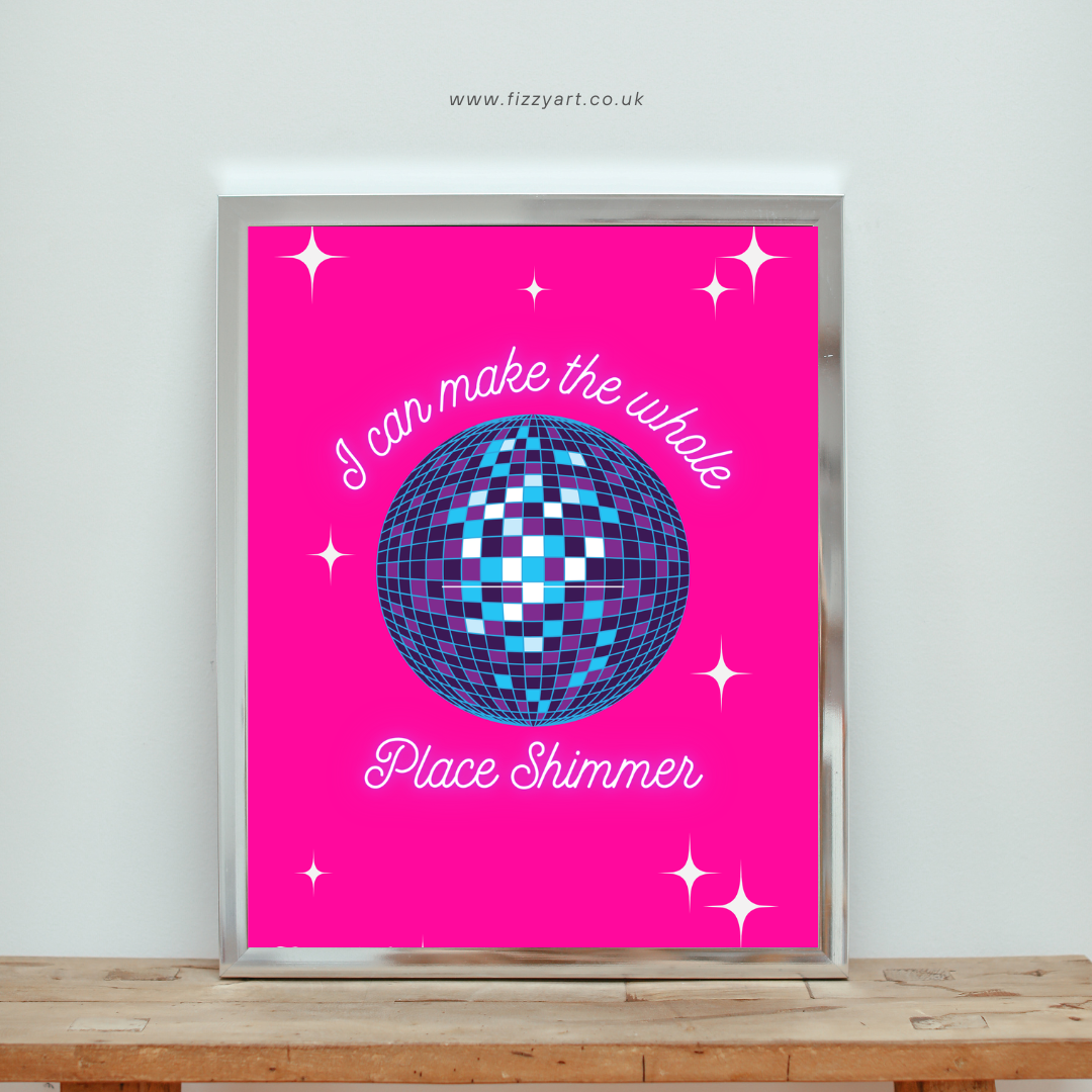 Pink Print of Taylor Swift's Bejeweled Eras Tour