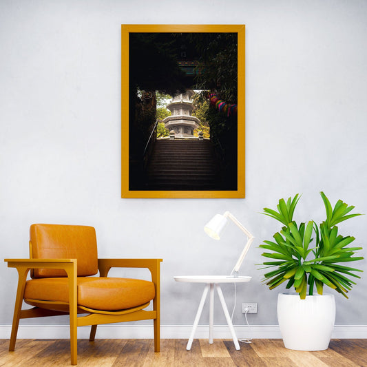 Temple in Busan Asian Style Poster | Wall Art for Home & Office | High-Quality Print - High-Quality Visual Display