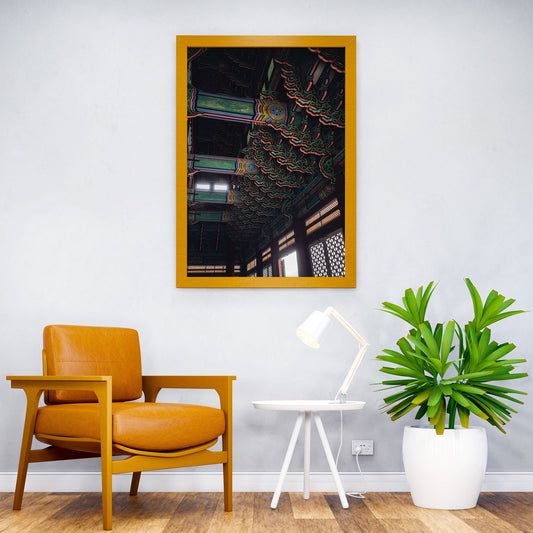 Temple in Korea Asian Style Poster | Wall Art for Home & Office | High-Quality Print - High-Quality Visual Display