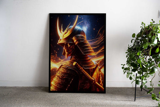 The Captain Samurai Warrior Asian Style Poster | Wall Art for Home & Office | High-Quality Print - High-Quality Visual Display