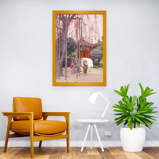The Cherry Tree in Kawagoe Asian Style Poster | Wall Art for Home & Office | High-Quality Print - High-Quality Visual Display