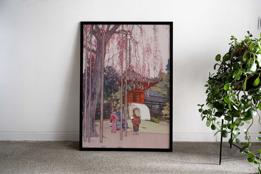 The Cherry Tree in Kawagoe Asian Style Poster | Wall Art for Home & Office | High-Quality Print - High-Quality Visual Display