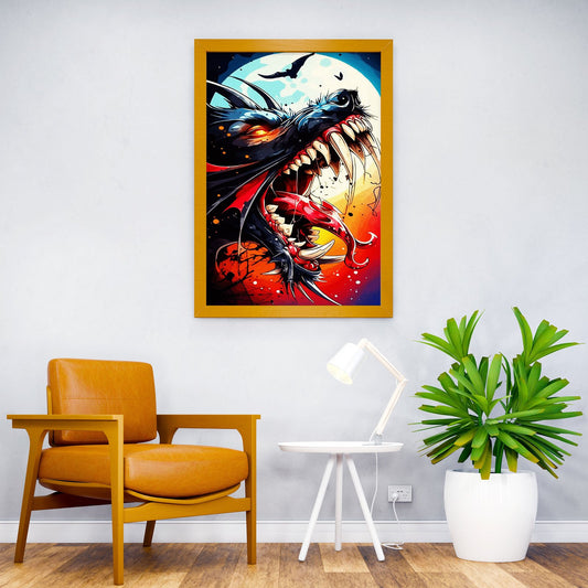 The Dragon Asian Style Poster | Wall Art for Home & Office | High-Quality Print - High-Quality Visual Display