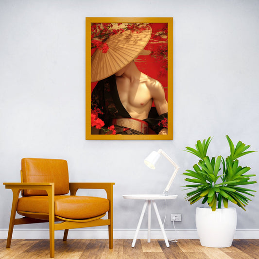 The Enigmatic Samurai Asian Style Poster | Wall Art for Home & Office | High-Quality Print - High-Quality Visual Display