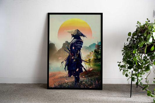 The Japans of samurai Asian Style Poster | Wall Art for Home & Office | High-Quality Print - High-Quality Visual Display