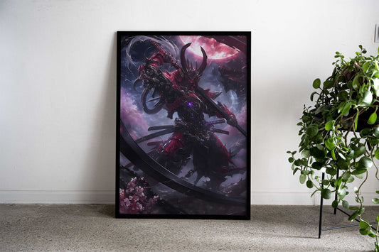 The Mighty Samurai Asian Style Poster | Wall Art for Home & Office | High-Quality Print - High-Quality Visual Display