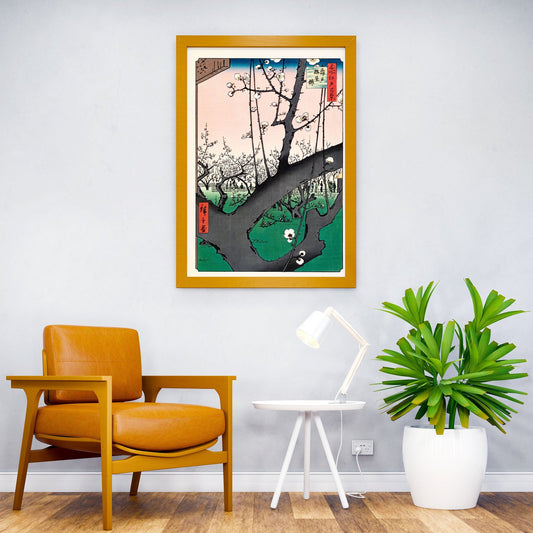 The Plum Garden at Kameido Asian Style Poster | Wall Art for Home & Office | High-Quality Print - High-Quality Visual Display