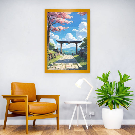 The Shrine Entrance Asian Style Poster | Wall Art for Home & Office | High-Quality Print - High-Quality Visual Display