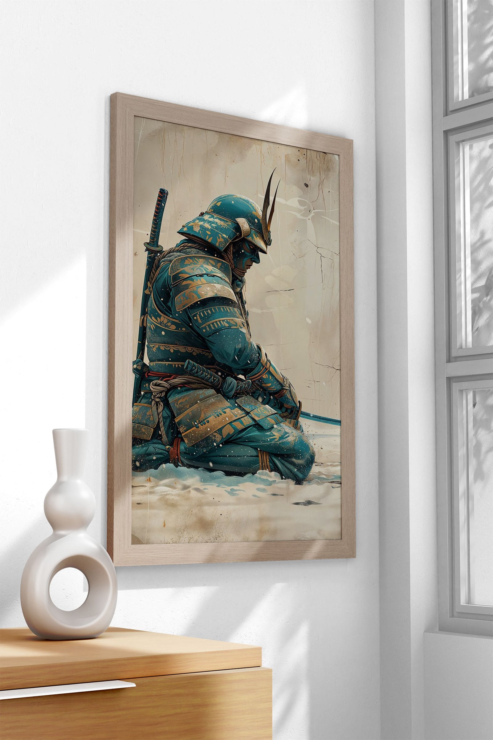 The Silent Warrior Asian Style Poster | Wall Art for Home & Office | High-Quality Print - High-Quality Visual Display