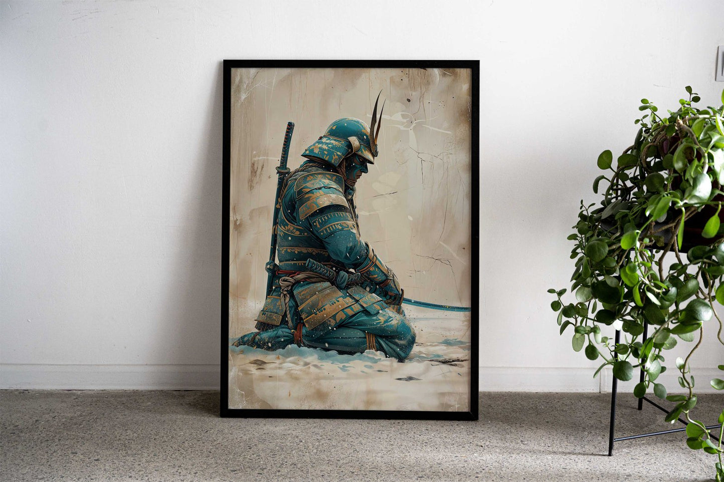 The Silent Warrior Asian Style Poster | Wall Art for Home & Office | High-Quality Print - High-Quality Visual Display