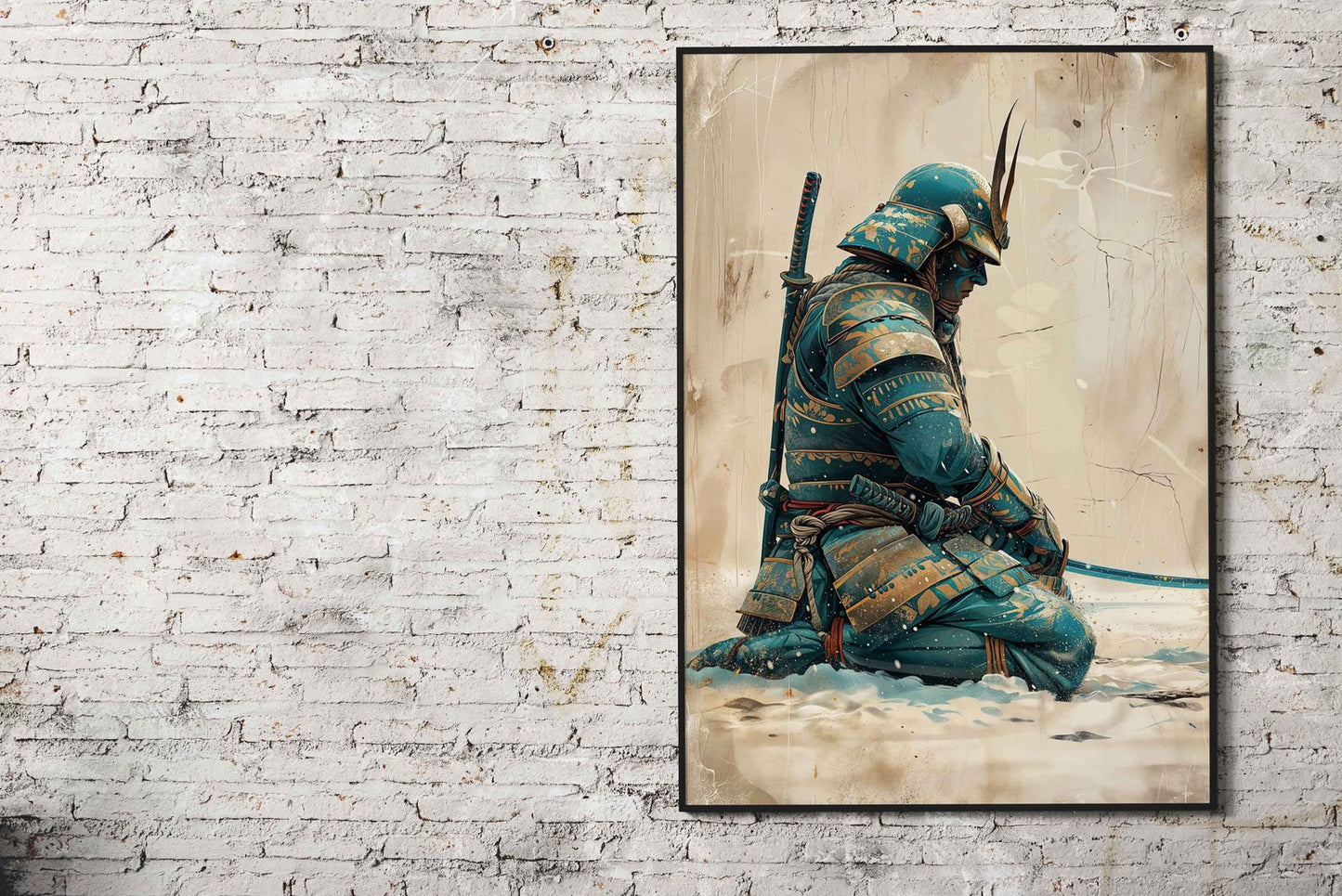 The Silent Warrior Asian Style Poster | Wall Art for Home & Office | High-Quality Print - High-Quality Visual Display