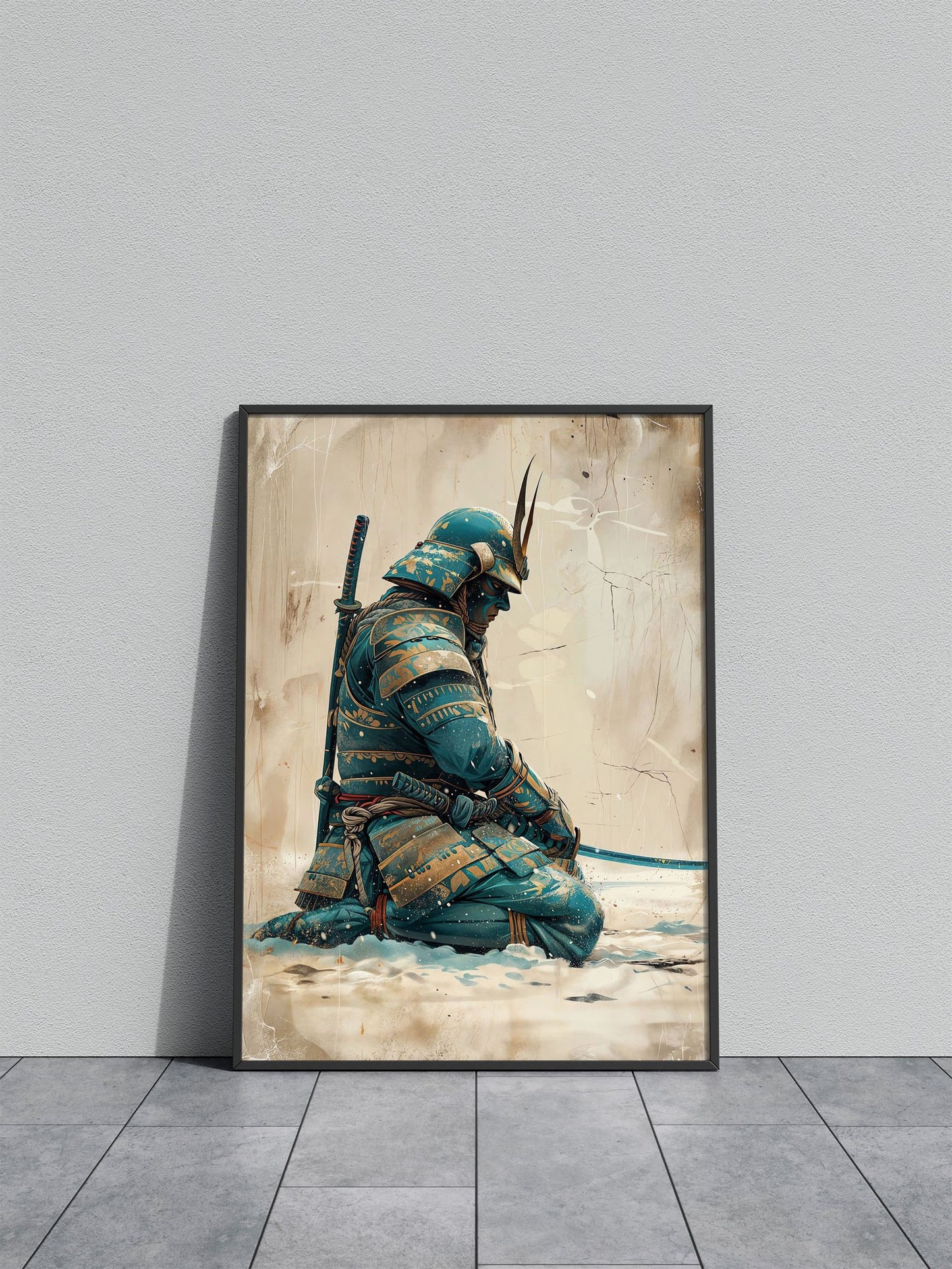 The Silent Warrior Asian Style Poster | Wall Art for Home & Office | High-Quality Print - High-Quality Visual Display
