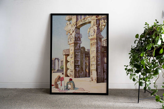 The Stupa of Sanchi Asian Style Poster | Wall Art for Home & Office | High-Quality Print - High-Quality Visual Display
