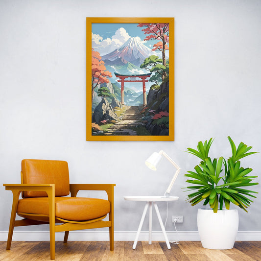 The Torii Asian Style Poster | Wall Art for Home & Office | High-Quality Print - High-Quality Visual Display