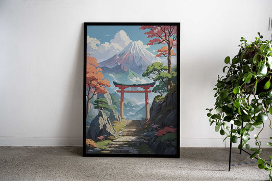 The Torii Asian Style Poster | Wall Art for Home & Office | High-Quality Print - High-Quality Visual Display
