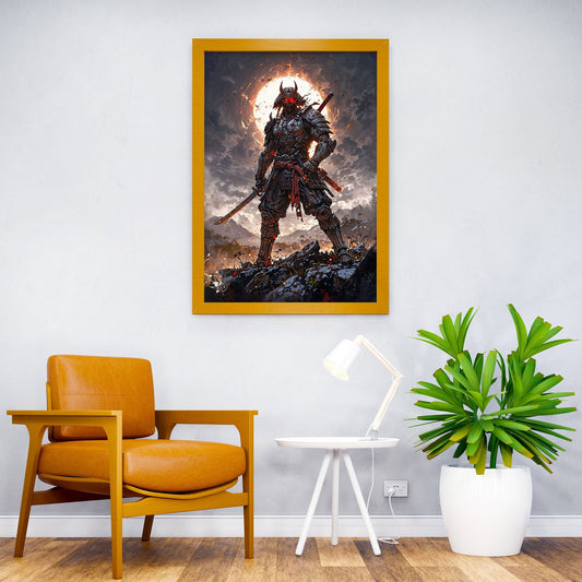 The Unwavering Samurai Asian Style Poster | Wall Art for Home & Office | High-Quality Print - High-Quality Visual Display