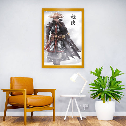 The Wandering Swordsman Asian Style Poster | Wall Art for Home & Office | High-Quality Print - High-Quality Visual Display