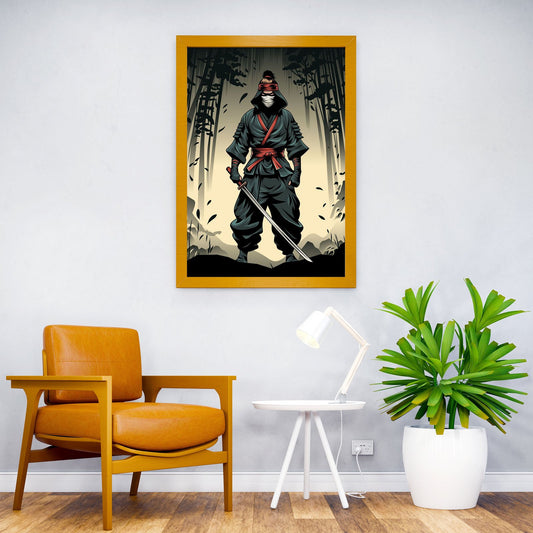 The Warrior from Japan Asian Style Poster | Wall Art for Home & Office | High-Quality Print - High-Quality Visual Display