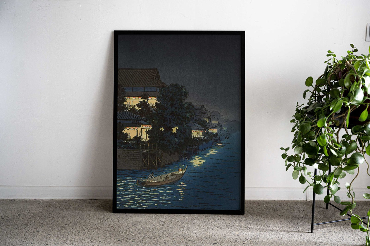 The Willow Bridge Asian Style Poster | Wall Art for Home & Office | High-Quality Print - High-Quality Visual Display