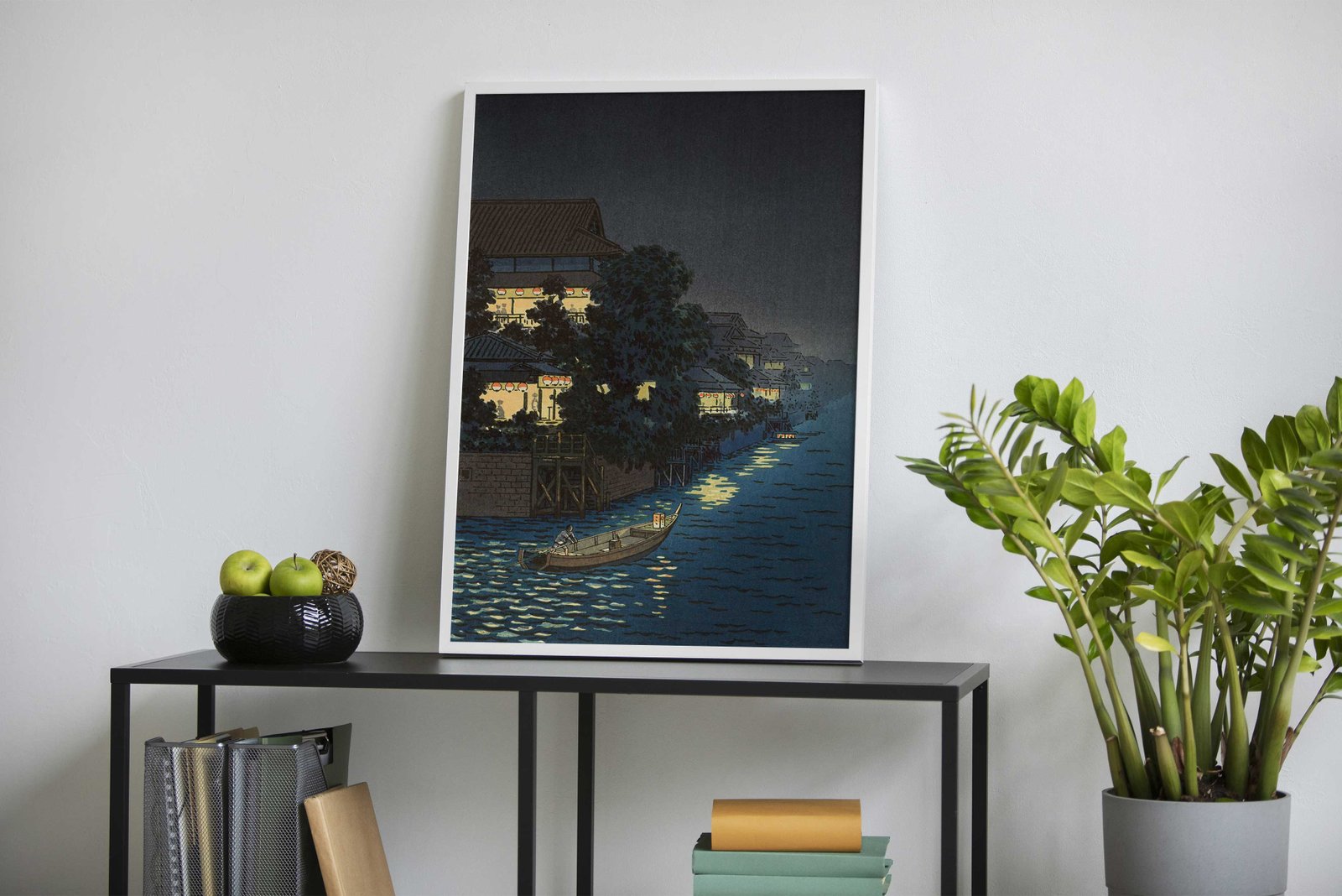 The Willow Bridge Asian Style Poster | Wall Art for Home & Office | High-Quality Print - High-Quality Visual Display