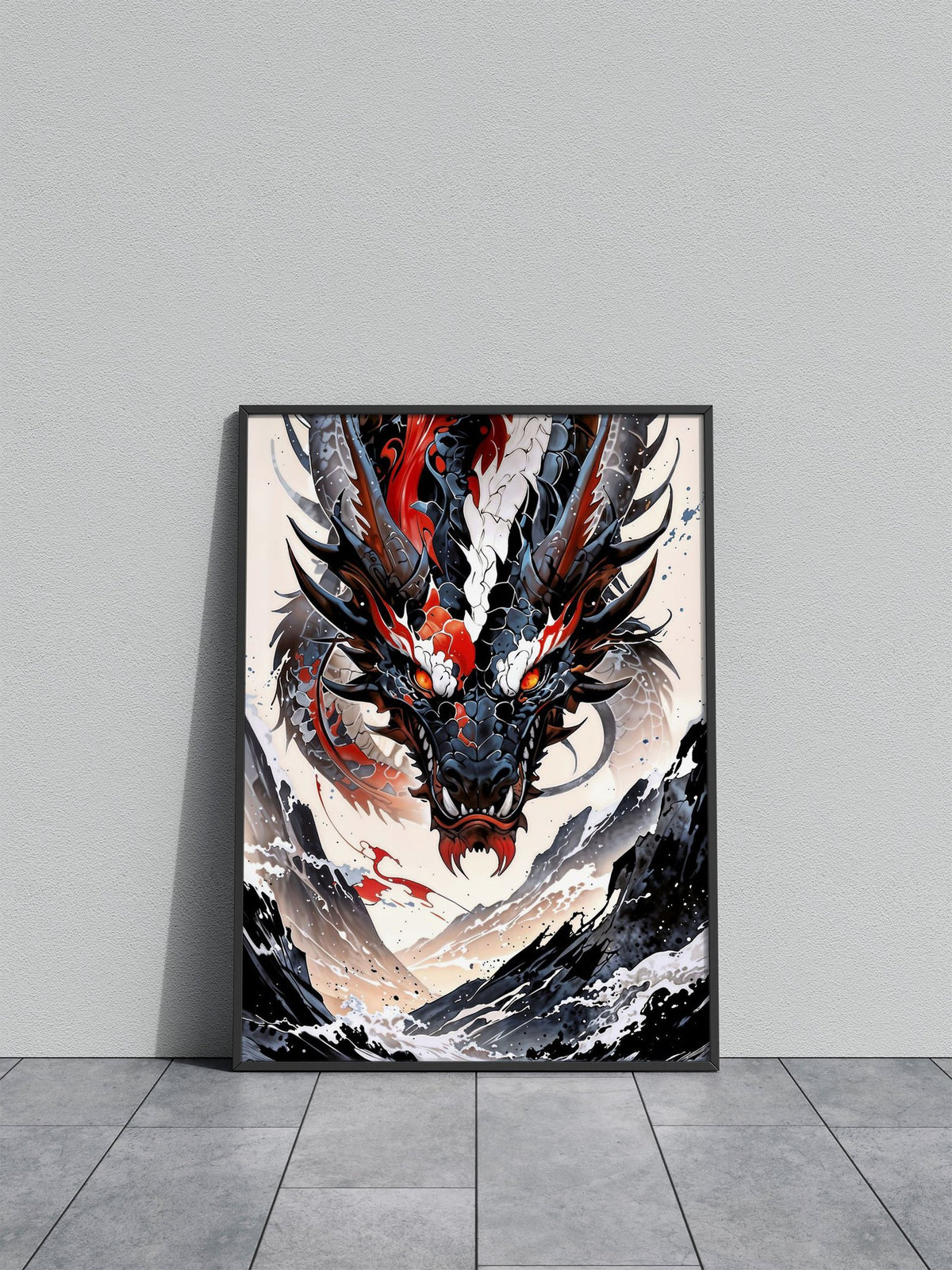 The dragon flight Asian Style Poster | Wall Art for Home & Office | High-Quality Print - High-Quality Visual Display