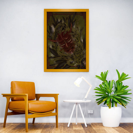 The mask of sin Asian Style Poster | Wall Art for Home & Office | High-Quality Print - High-Quality Visual Display