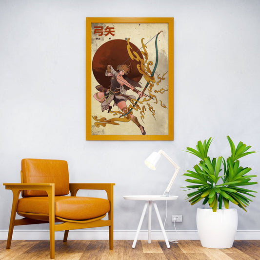 The way of the bow Asian Style Poster | Wall Art for Home & Office | High-Quality Print - High-Quality Visual Display