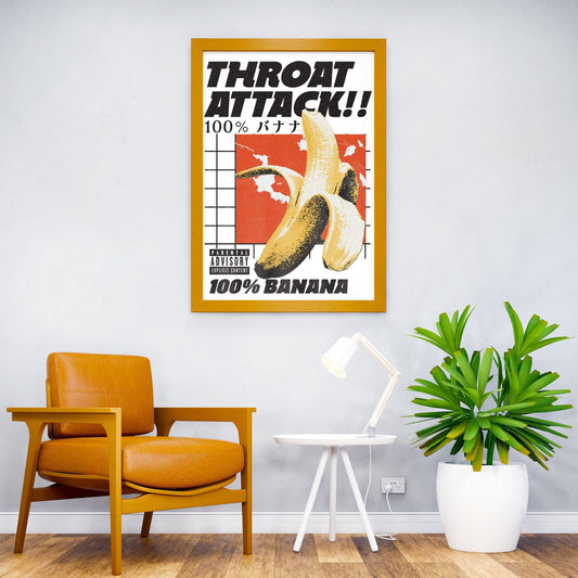 Throat Attack Asian Style Poster | Wall Art for Home & Office | High-Quality Print - High-Quality Visual Display