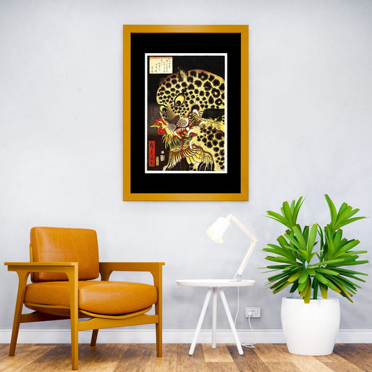 Tiger of Ryokoku Asian Style Poster | Wall Art for Home & Office | High-Quality Print - High-Quality Visual Display