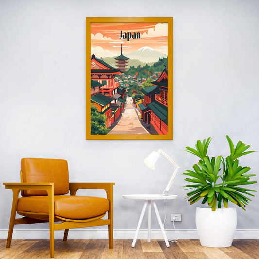 Timeless Japan Streets Asian Style Poster | Wall Art for Home & Office | High-Quality Print - High-Quality Visual Display