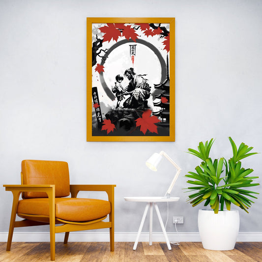 To My Dad From Son Asian Style Poster | Wall Art for Home & Office | High-Quality Print - High-Quality Visual Display