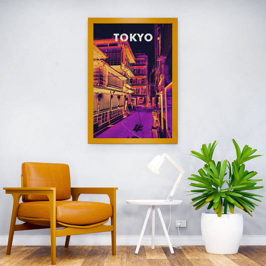Tokyo Alleyway Retro Poster Asian Style Poster | Wall Art for Home & Office | High-Quality Print - High-Quality Visual Display