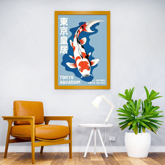 Tokyo Aquarium Poster Asian Style Poster | Wall Art for Home & Office | High-Quality Print - High-Quality Visual Display