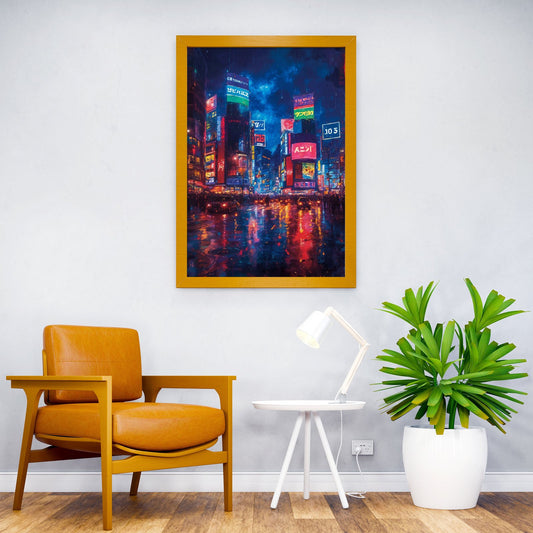 Tokyo City Japan Landscape Asian Style Poster | Wall Art for Home & Office | High-Quality Print - High-Quality Visual Display