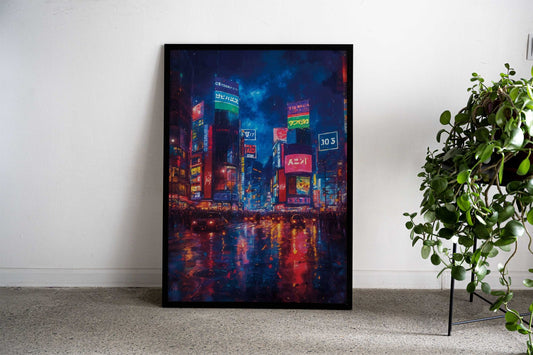 Tokyo City Japan Landscape Asian Style Poster | Wall Art for Home & Office | High-Quality Print - High-Quality Visual Display