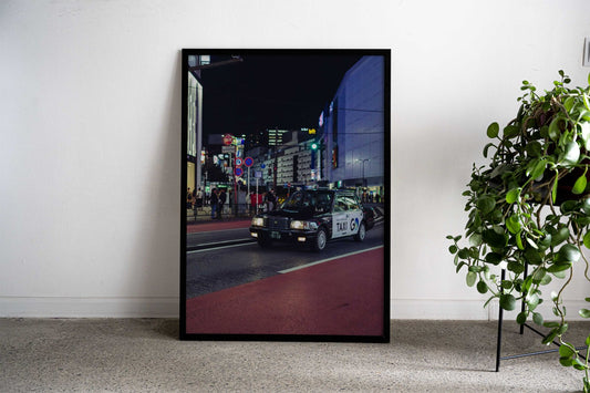 Tokyo Classic Taxi Asian Style Poster | Wall Art for Home & Office | High-Quality Print - High-Quality Visual Display