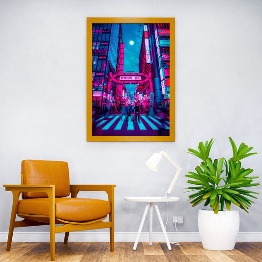 Tokyo Night Asian Style Poster | Wall Art for Home & Office | High-Quality Print - High-Quality Visual Display