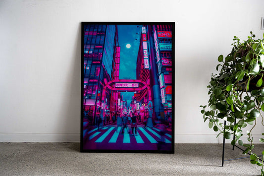 Tokyo Night Asian Style Poster | Wall Art for Home & Office | High-Quality Print - High-Quality Visual Display